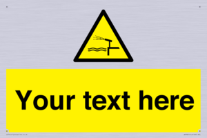 Custom warning water cannon